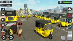 Tuk Tuk Auto Driving 3D Games - Screenshot 2