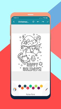 Christmas Winter Coloring Book - Screenshot 4