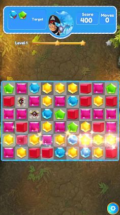 Pirate Boxes blast 3 match ga - Screenshot 4