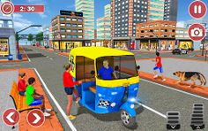 Modern Auto Rickshaw Games 3d - Screenshot 4
