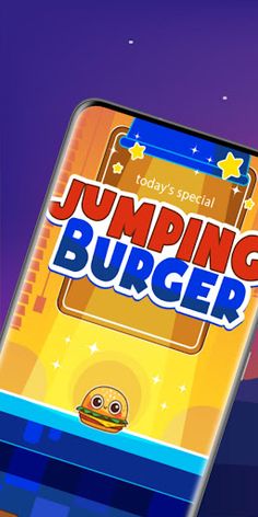 Jumping Burger Game - Screenshot 1