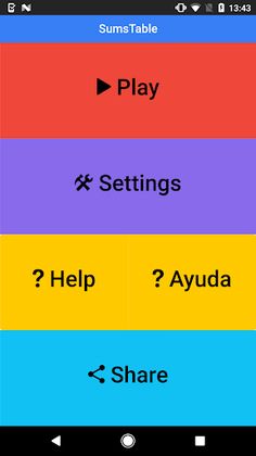 SumsTable - Screenshot 2