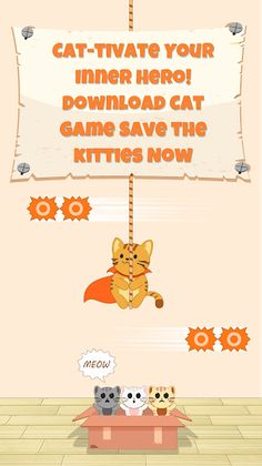 Cat game:Save the kitties! - Screenshot 2