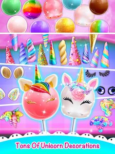 Unicorn Cake Pop - Sweet Food - Screenshot 4