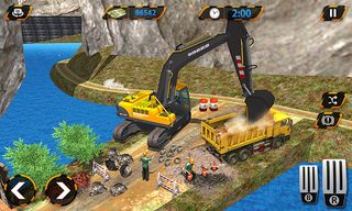 JCB Construction Excavator 3D - Screenshot 2