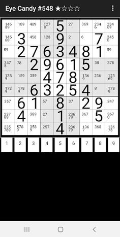 Eye Candy Sudoku - Screenshot 1