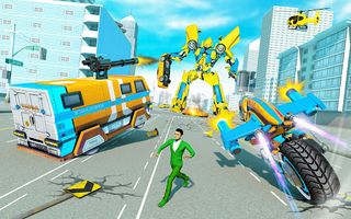 Flying Dino Robot Car Games - Screenshot 2