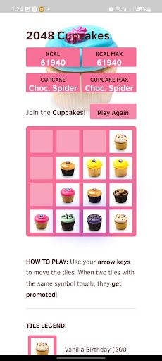 2048 cup cakes - Screenshot 1