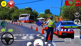 US Police Bus Simulator Games - Screenshot 1