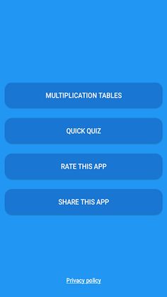 Multiplication tables 1 to 12 - Screenshot 1
