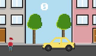 Pixel Traffic Avoider - Screenshot 1