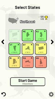 US States Quiz - Screenshot 3
