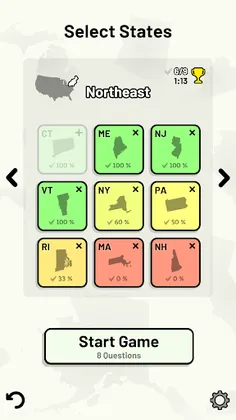 US States Quiz - Screenshot 3