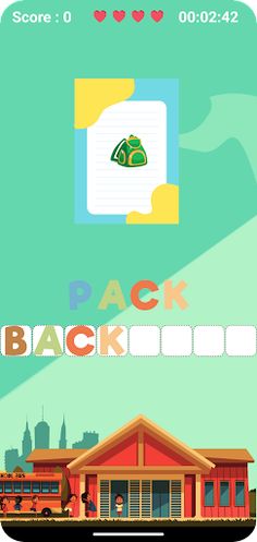 Back to School : Letter Game - Screenshot 3