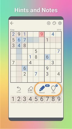 Sudoku - Hard, Medium, Easy - Screenshot 3