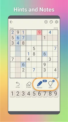 Sudoku - Hard, Medium, Easy - Screenshot 3