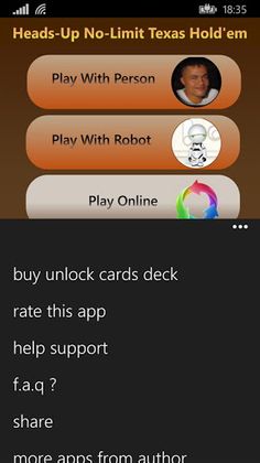 Heads Up Poker - Screenshot 2