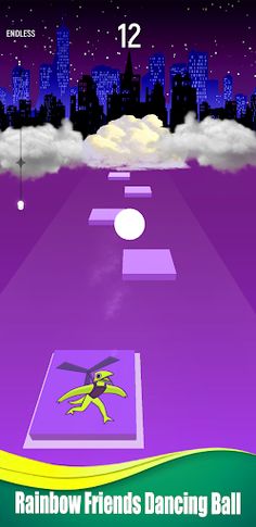Yellow Rainbow Friend TilesHop - Screenshot 4