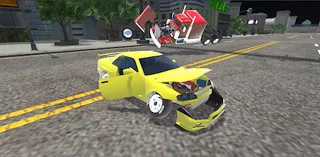 Crazy Crash Car Driving Sim 3D - Screenshot 1