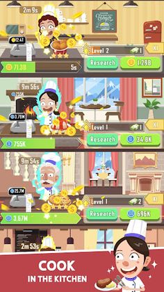 Idle Cook–Food Restaurant Game - Screenshot 3