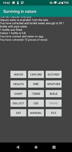 Surviving in nature - Screenshot 3