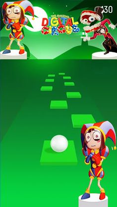 Digital Circus Tiles-Hop Rush - Screenshot 2