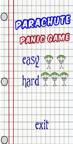 Parachute Panic Game - Screenshot 1