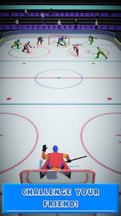 Top-Down Touch Hockey PVP - Screenshot 1