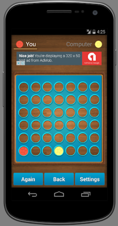 Four in a Row - Screenshot 2