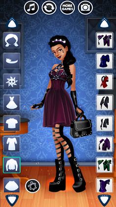 Gothic Dress Up - Screenshot 1