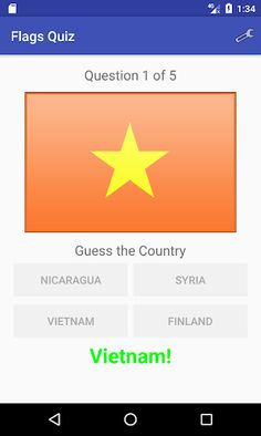 Flags Quiz - Screenshot 3