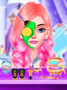 Pink Princess Dress Up Games - Screenshot 1