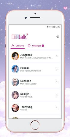 BTS Chat! Messenger(simulator) - Screenshot 1