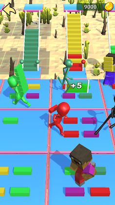 Bridge Race Party - Screenshot 2