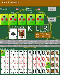 Poker 7 Calculator - Screenshot 3