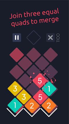 gquads: Merge Numbers Puzzle - Screenshot 3