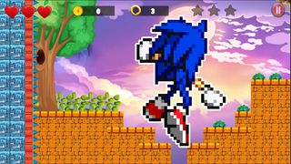 Blue Hedgehog Classic Dash Adv - Screenshot 2