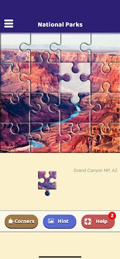 National Parks Puzzle - Screenshot 2