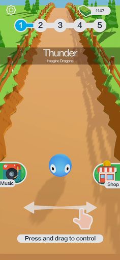 Sticky Ball Run: Roll with Pop - Screenshot 1