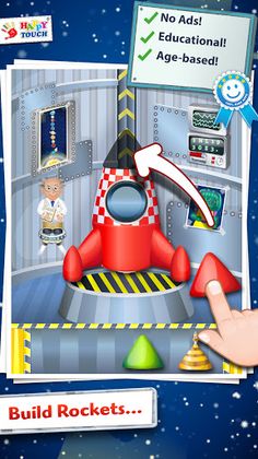 Rocket-Factory for Kids 4+ - Screenshot 1