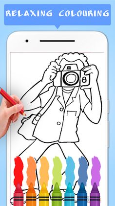 Cameraman Colouring Book - Screenshot 2