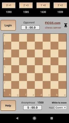 Blindfold Chess • FICGS traini - Screenshot 1