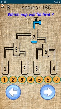 Cup puzzle - Screenshot 2