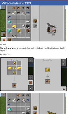 Wolf Armor Addon for Minecraft - Screenshot 1