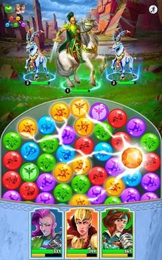 Puzzles & Kingdoms: Epic Blast - Screenshot 1