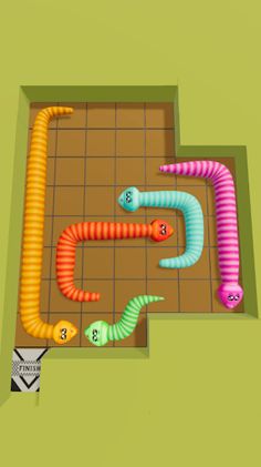 Tangled Snakes: 3D Puzzle Game - Screenshot 1