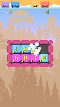 Sliding Words Puzzle - Mind Ex - Screenshot 2