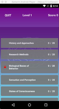 iScore5 AP Psych - Screenshot 2