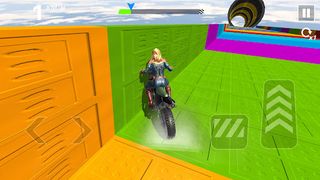 Moto Racing 3D Super Heroes - Screenshot 2