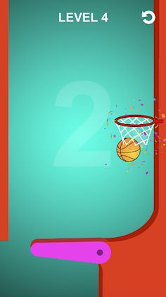 Flipper Basketball: Slam Dunk - Screenshot 2